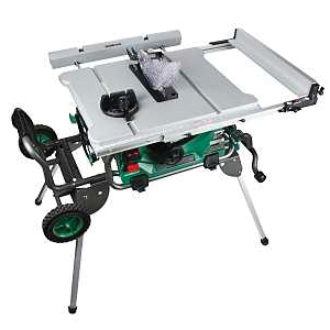 Metabo HPT C10RJSM Table Saw, 120 VAC, 15 A, 10 in Dia Blade, 5/8 in Arbor, 35 in Rip Capacity Right
