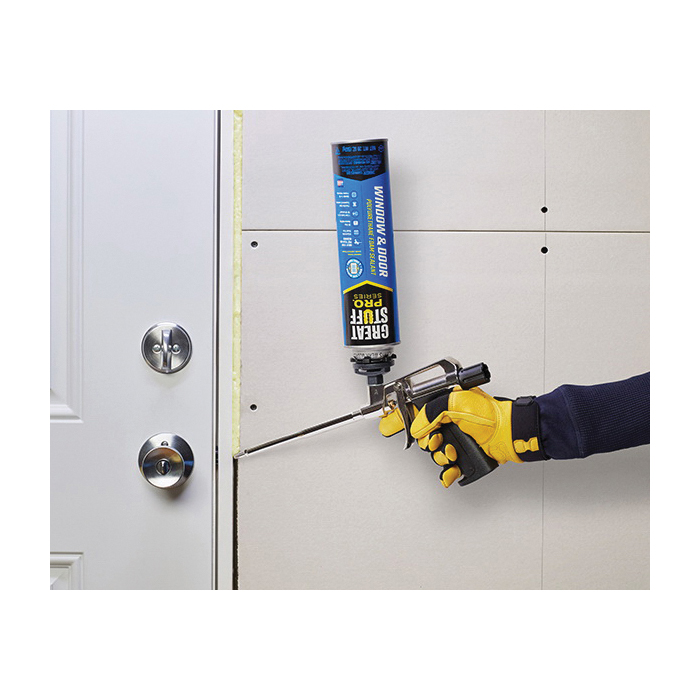 Great Stuff 99108862 Window & Door Insulating Foam Sealant, Reusable, 12 oz
