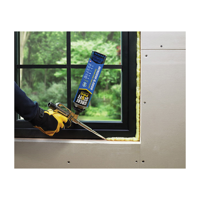 Great Stuff 99108862 Window & Door Insulating Foam Sealant, Reusable, 12 oz