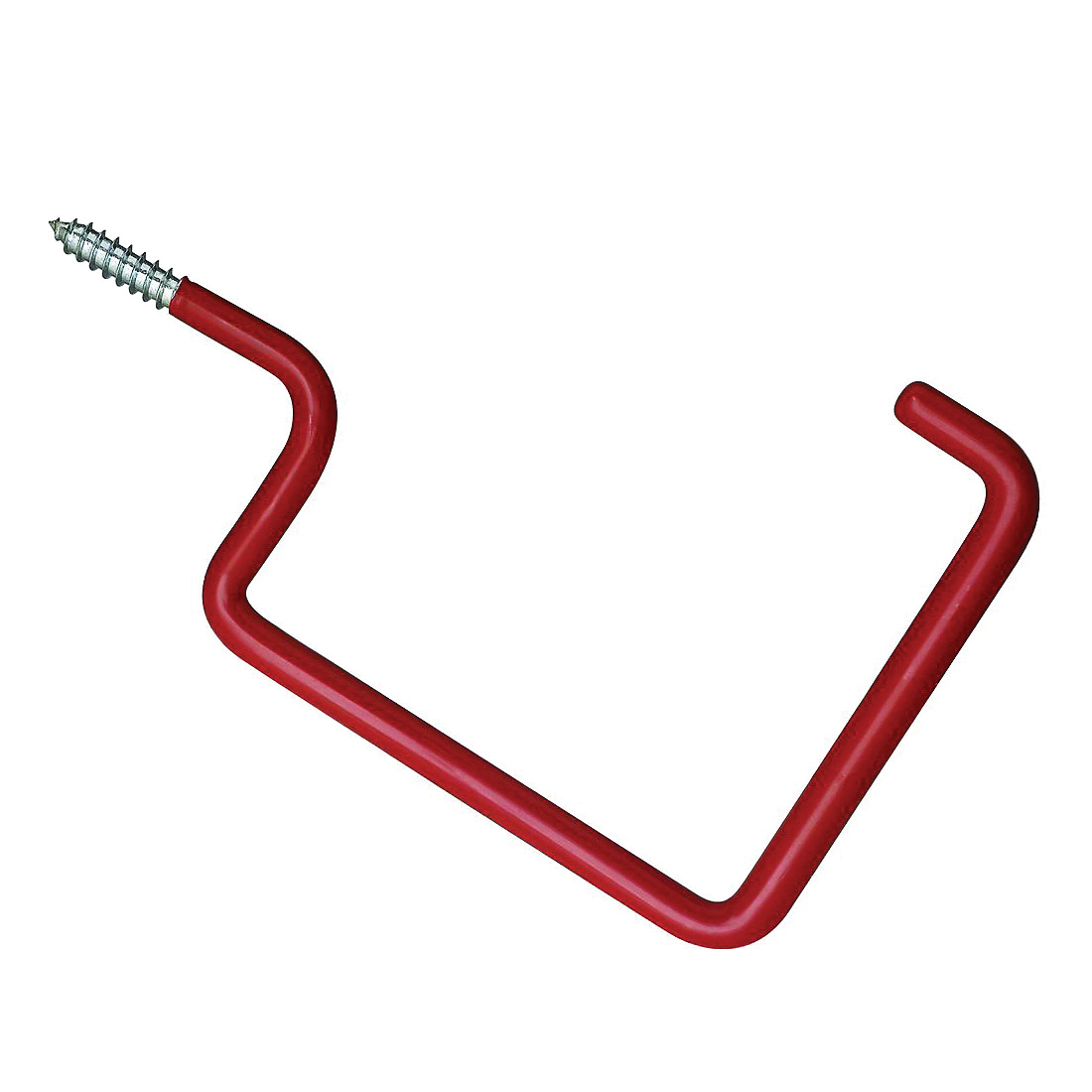 Crawford SS17-25 Storage Hook, 50 lb, Screw, Steel, Red