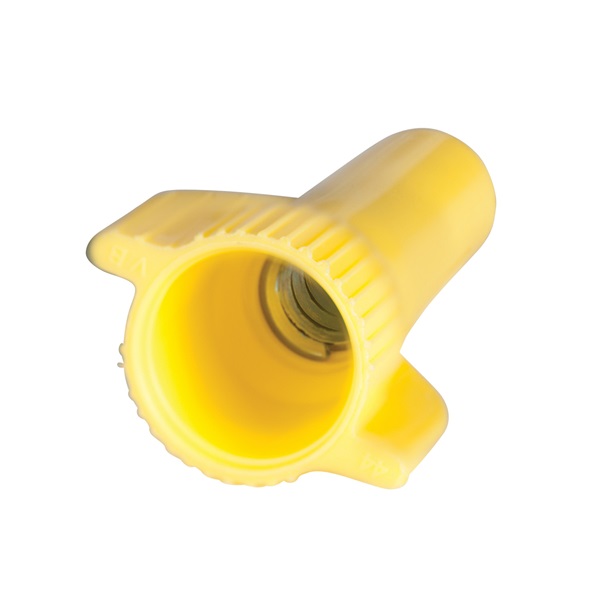 Gardner Bender WingGard 84 Series 10-084 Wire Connector, 22 to 10 AWG Wire, Steel Contact, Yellow