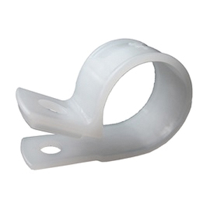 Gardner Bender PPC-1575 Cable Clamp, 3/4 in Max Bundle Dia, Plastic, White