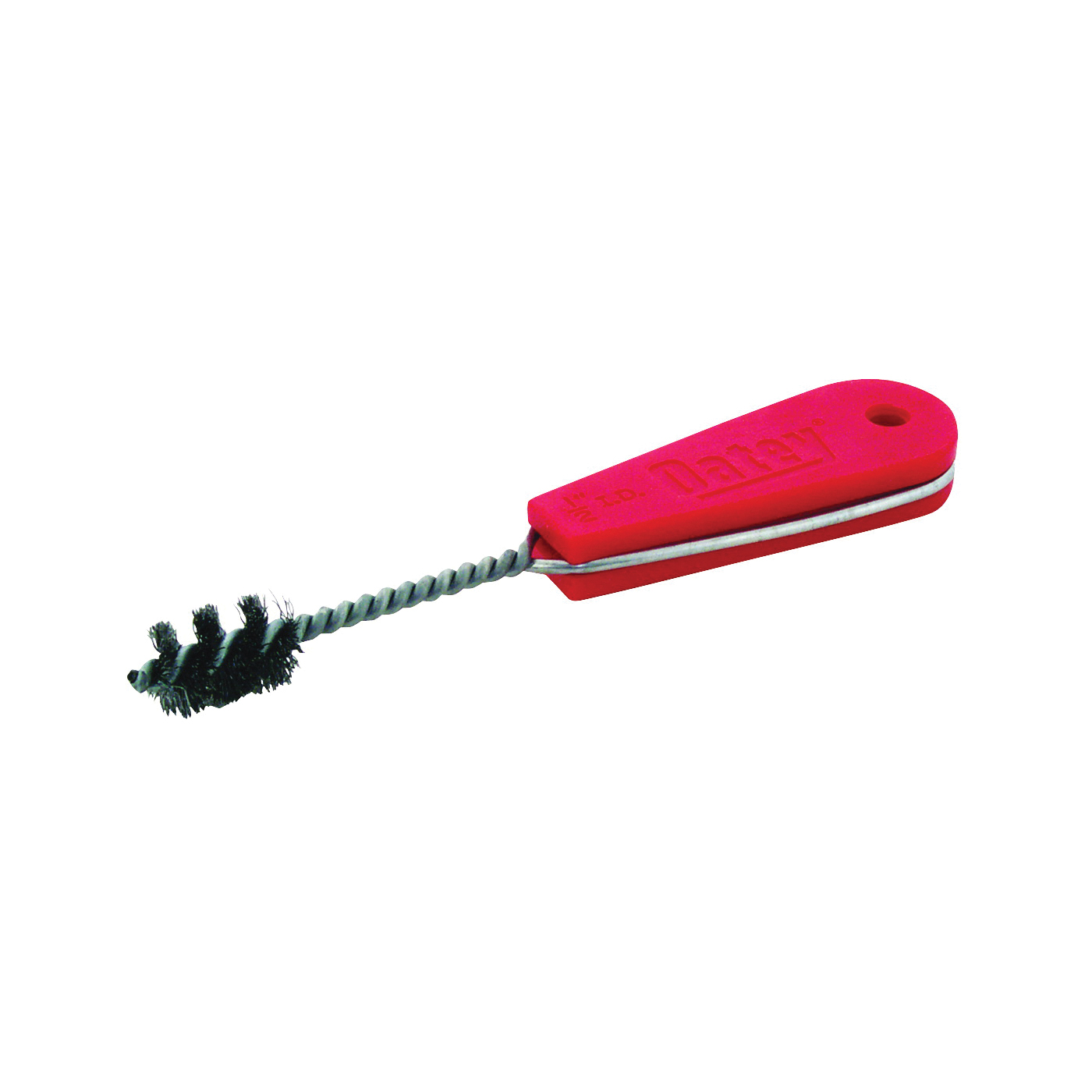 Oatey 31327 Fitting Brush, 5 in OAL, HCS Bristle, 1-1/2 in L Brush, Plastic Handle