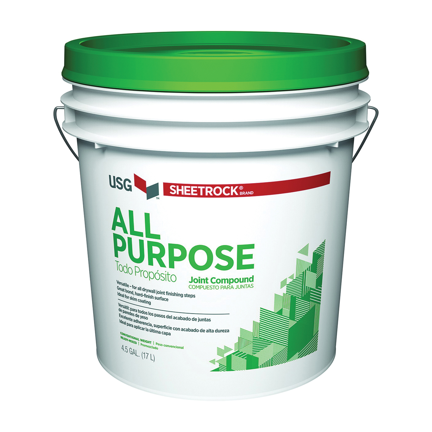 Sheetrock 380501 Joint Compound, Paste, Off-White, 4.5 gal Pail