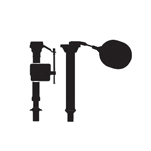 Korky QuietFILL Series 528 Fill Valve, Plastic Body, Anti-Siphon: Yes
