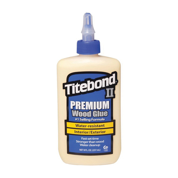 Titebond II 5003 Glue, Yellow, 8 oz Bottle