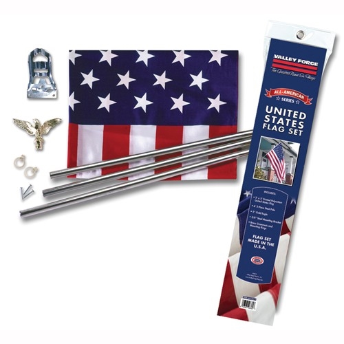 Valley Forge AA-US1-1 USA Flag Kit, Polycotton