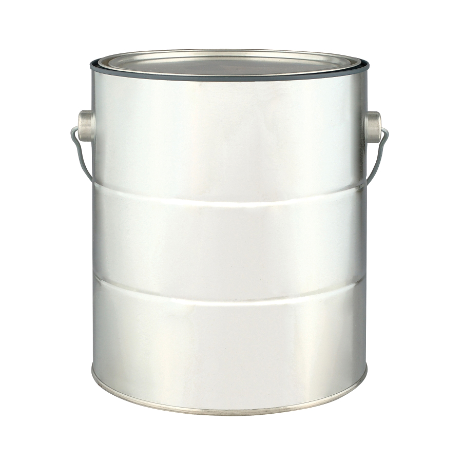 Valspar 60689 Lined Empty Paint Can, 1 gal, Metal, Chrome