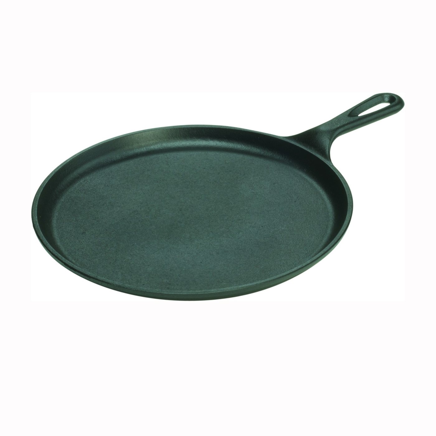 Lodge L9OG3 Griddle, 10.188 in Dia, Iron, Black, Round
