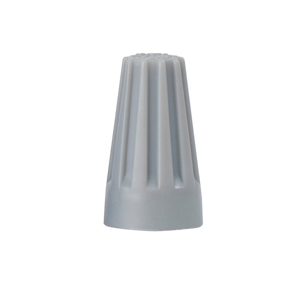 Gardner Bender WireGard GB-1 Series 19-001 Wire Connector, Gray, 22 to 16 AWG Wire, Steel Contact, 14/CD