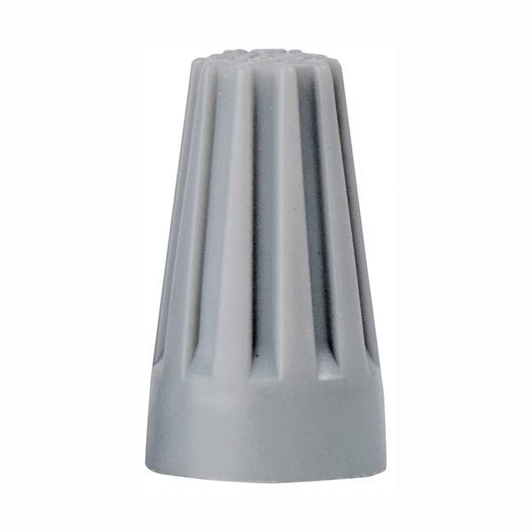 Gardner Bender WireGard GB-1 Series 19-001 Wire Connector, Gray, 22 to 16 AWG Wire, Steel Contact, 14/CD