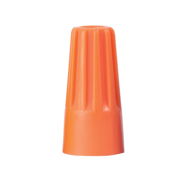 Gardner Bender WireGard GB-3 Series 19-003 Wire Connector, 22 to 14 AWG Wire, Steel Contact, Orange