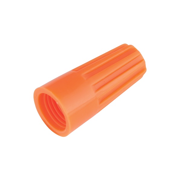 Gardner Bender WireGard GB-3 Series 19-003 Wire Connector, 22 to 14 AWG Wire, Steel Contact, Orange