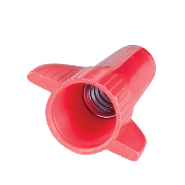 Gardner Bender WingGard 19-086 Wire Connector, 22 to 6 AWG Wire, Steel Contact, Thermoplastic Housing Material, Red