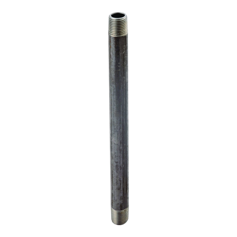 ProSource 1-1/2X4-1/2 Pipe Nipple, 1-1/2 in, Male, Steel, 40 Schedule, 4-1/2 in L