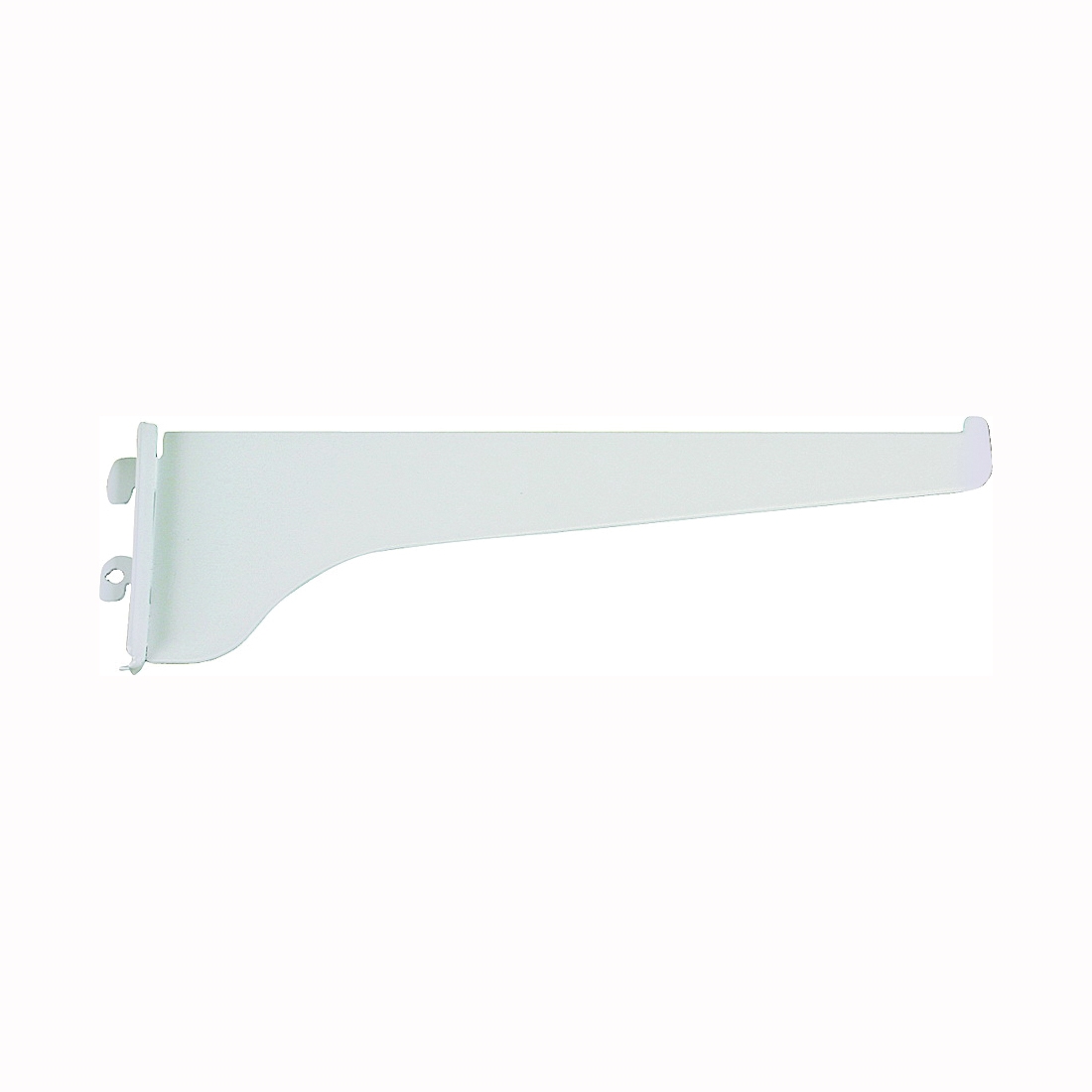 Knape & Vogt 180 WH 10 Shelf Bracket, 10 in L, Steel, Powder-Coated, White