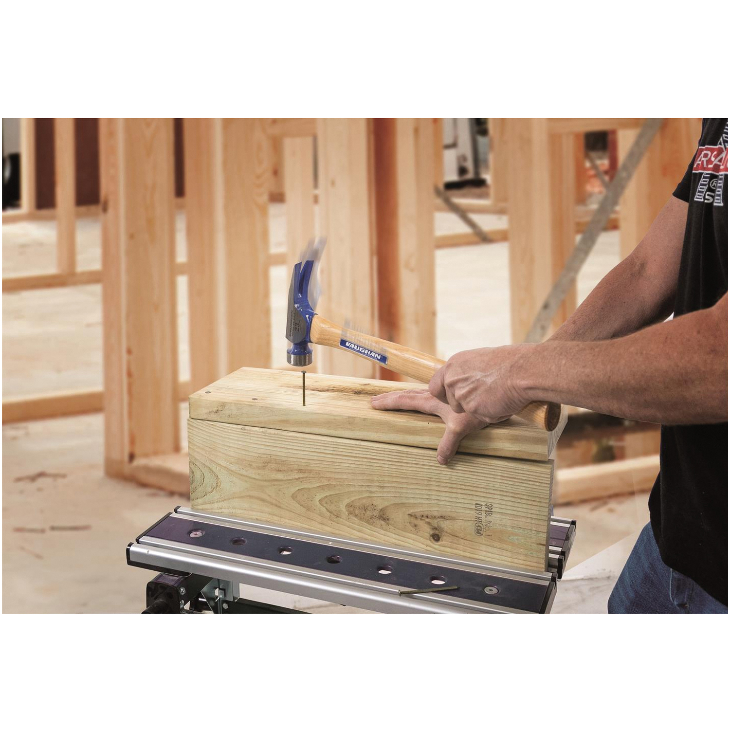 Vaughan California Framer CF1 Hammer, 23 oz Head, Milled Face, Rip Claw Head, HCS Head