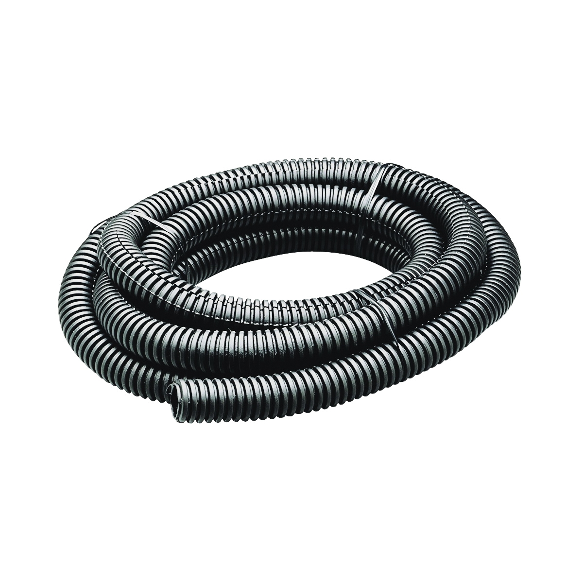 Gardner Bender FLX-3810T Corrugated Split Tubing, 3/8 in Dia, 10 ft L, Polypropylene, Black
