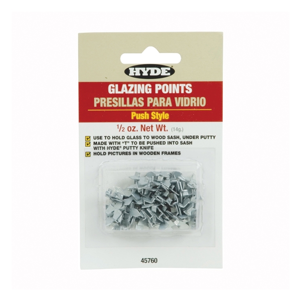 Hyde 45760 Glazier Point, Aluminum, Silver