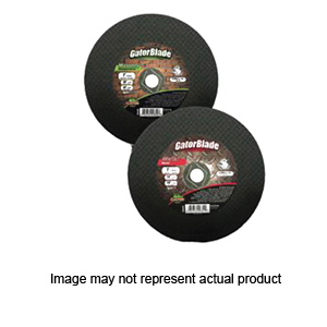 Gator 9630 Cut-Off Wheel, 6-1/2 in Dia, 1/8 in Thick, 5/8 in Arbor