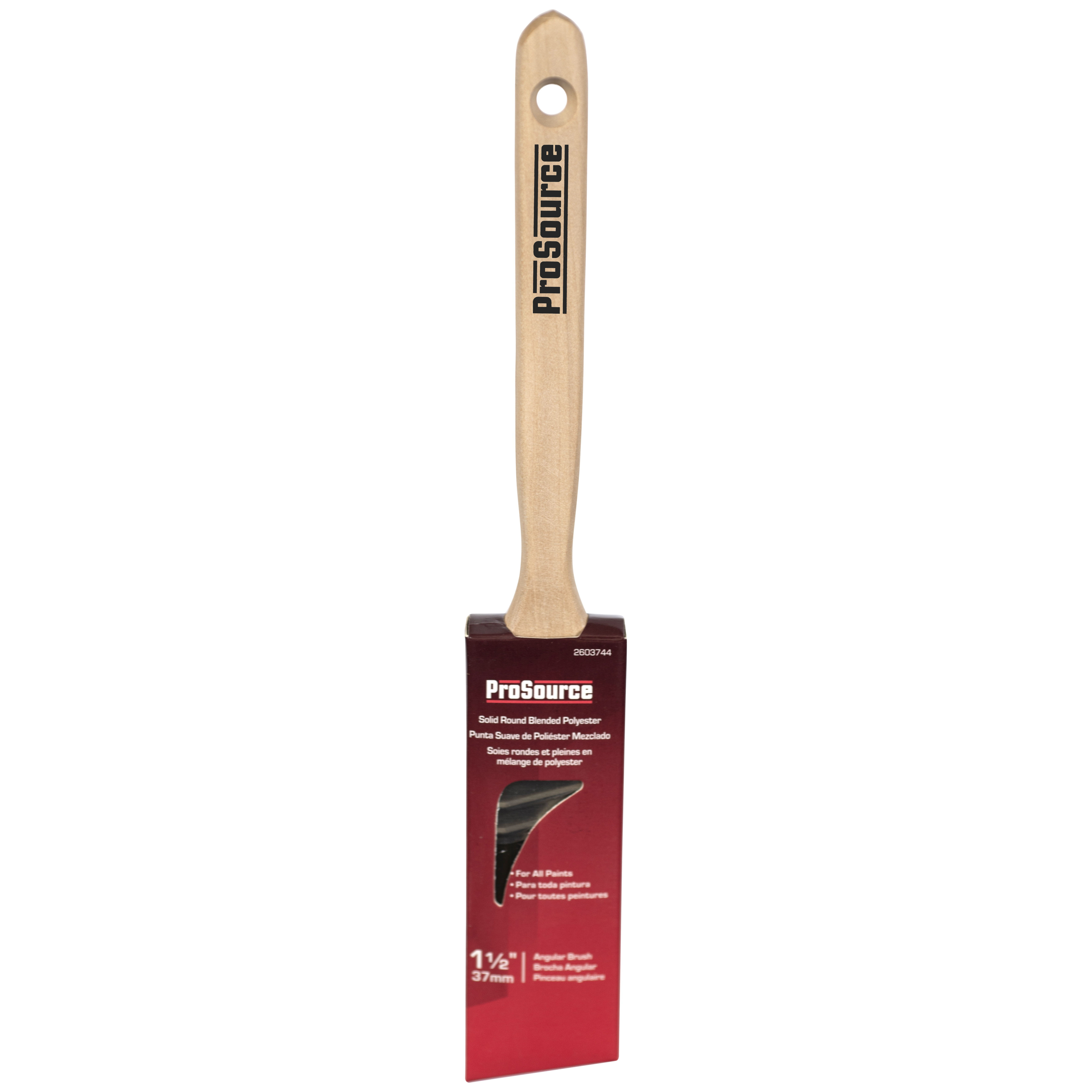 ProSource OR 21601 0150 Angular Sash Pain Wt Brush, 1-1/2 in W, Polyester
