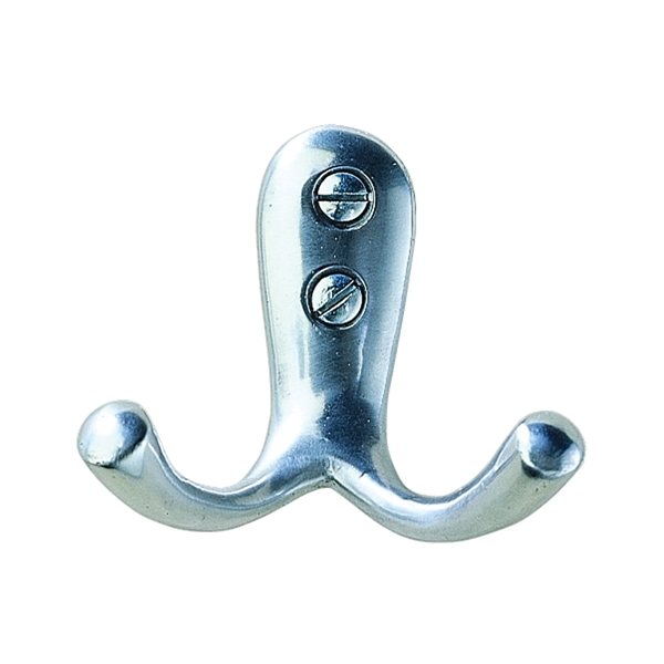iDESIGN 97010 Robe Hook, 2 -Hook, Metal, Chrome-Plated