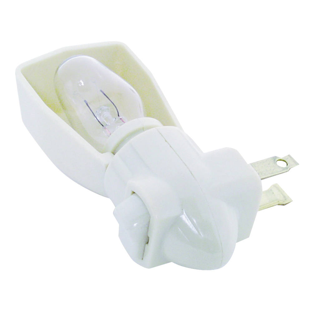 Eaton Wiring Devices BP850V Night Light, 15 A, 125 V, 4 W, Incandescent Lamp, Plastic Fixture, Ivory