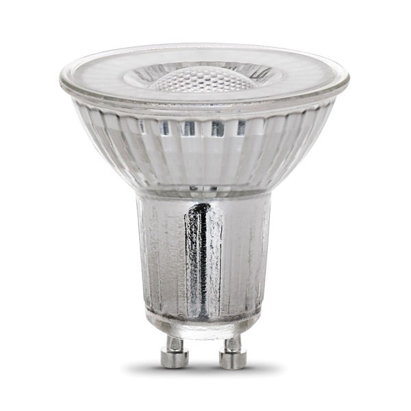 Feit Electric BPMR16GU10/500/93 LED Lamp, Track/Recessed, 450 Lumens, 6 W, MR16 Lamp, 50 W Equivalent, GU10 Lamp Base