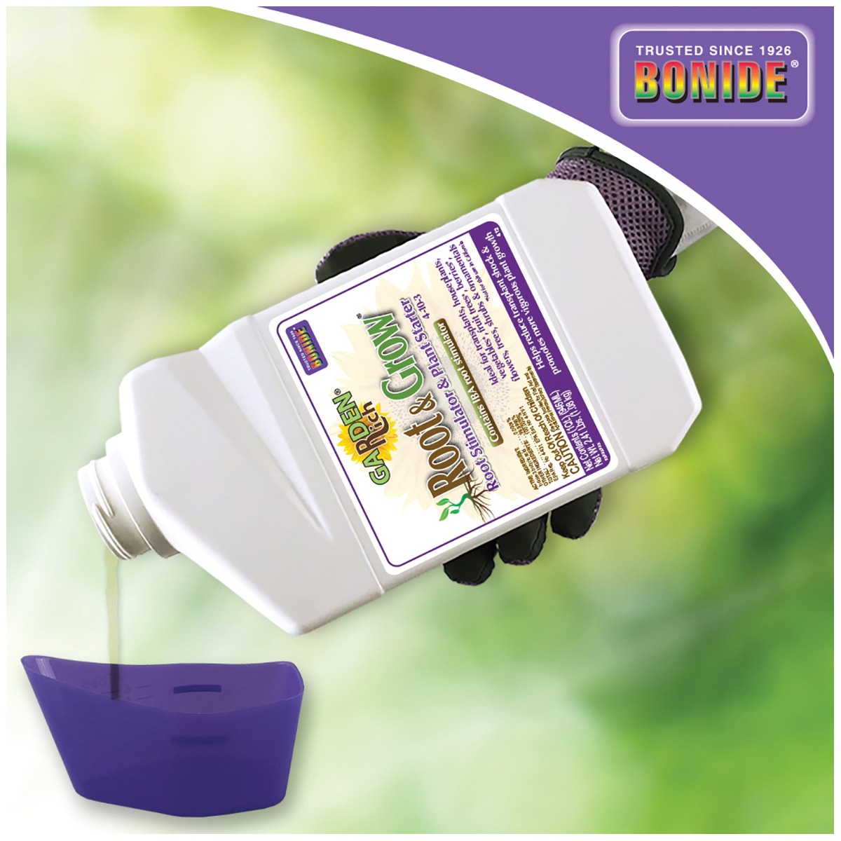Bonide Root & Grow 412 Root Stimulator, 1 qt, Liquid, 4-10-3 N-P-K Ratio