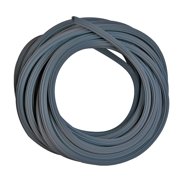 Make-2-Fit P 7516 Screen Retainer Spline, 0.12 in D, 25 ft L, Vinyl, Black, Round