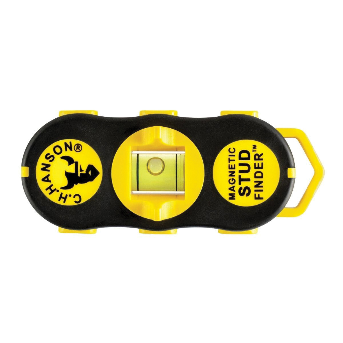 CH Hanson 3040 Magnetic Stud Finder, 1 in Detection, Black/Yellow, Detectable Material: Metal/Wood
