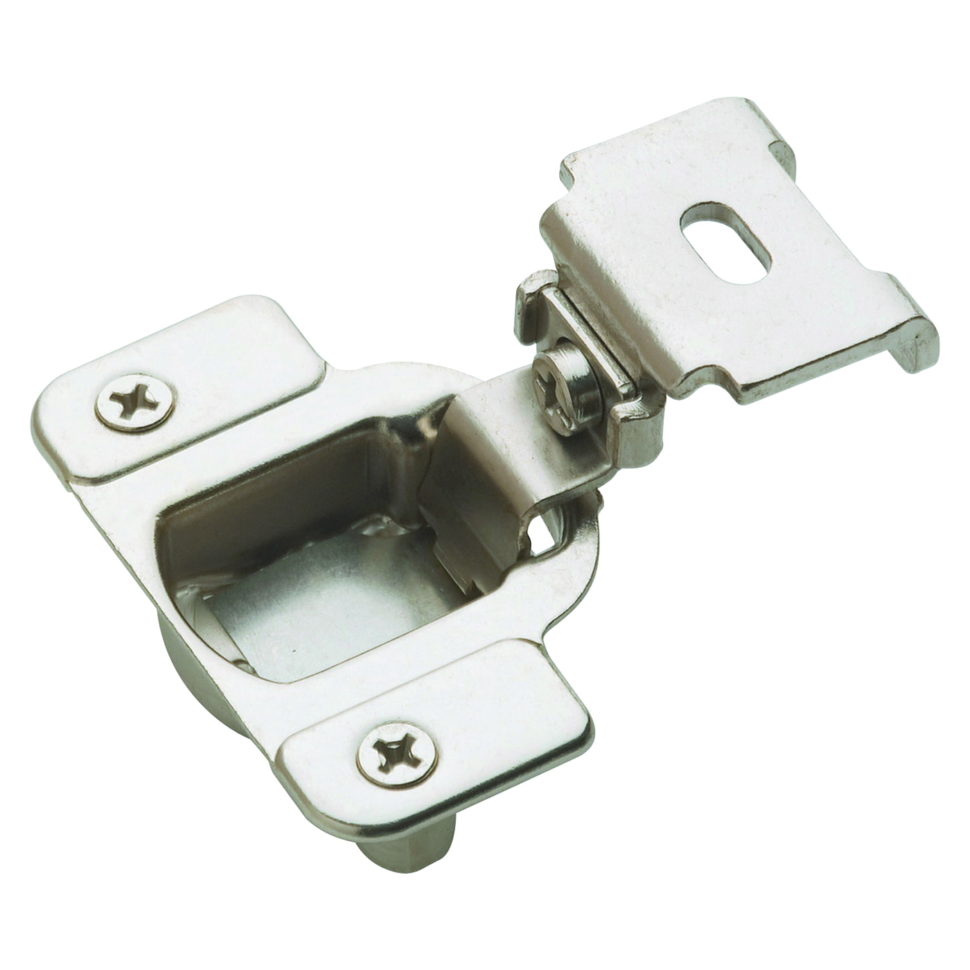 Amerock BP2811C1314 Hinge, 2-5/8 in L x 2-5/16 in W, Steel, Nickel