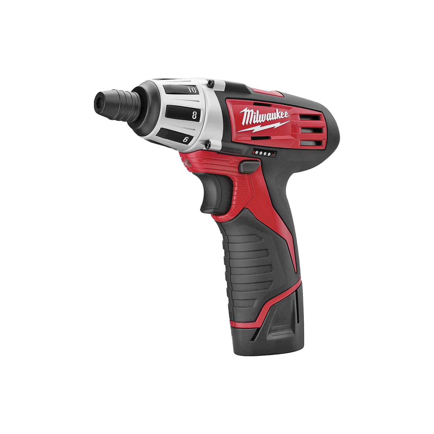 Milwaukee M12 2401-22 Screwdriver Kit, Battery Included, 12 V, 1.5 Ah, 1/4 in Chuck, Hex Quick Change Chuck