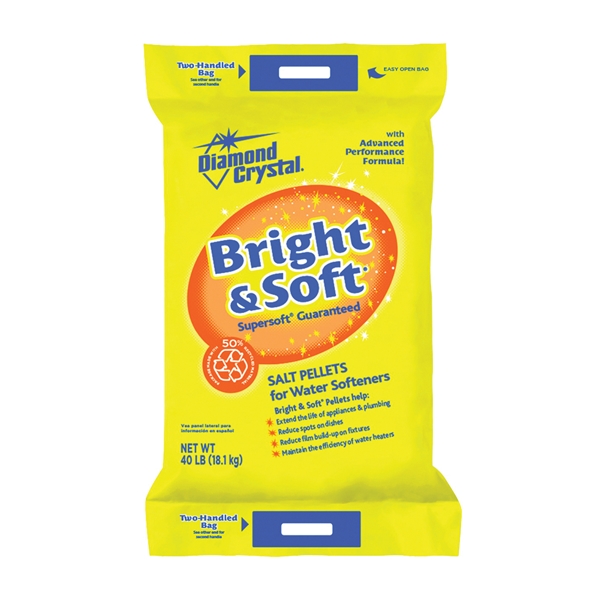 Cargill 100012407 Salt Pellet, 40 lb Bag, Solid, Halogen
