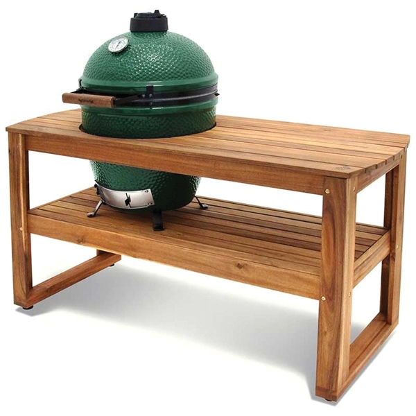 Big Green Egg 118264 Solid Table, Acacia Wood, Brown, For: XL Eggs