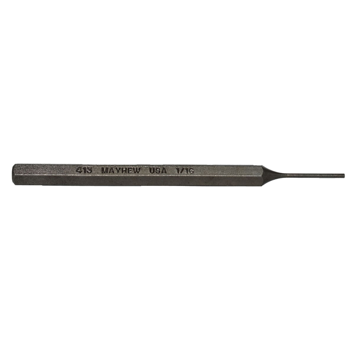 Mayhew 71032 Pin Punch, 1/16 in Tip, 4 in L