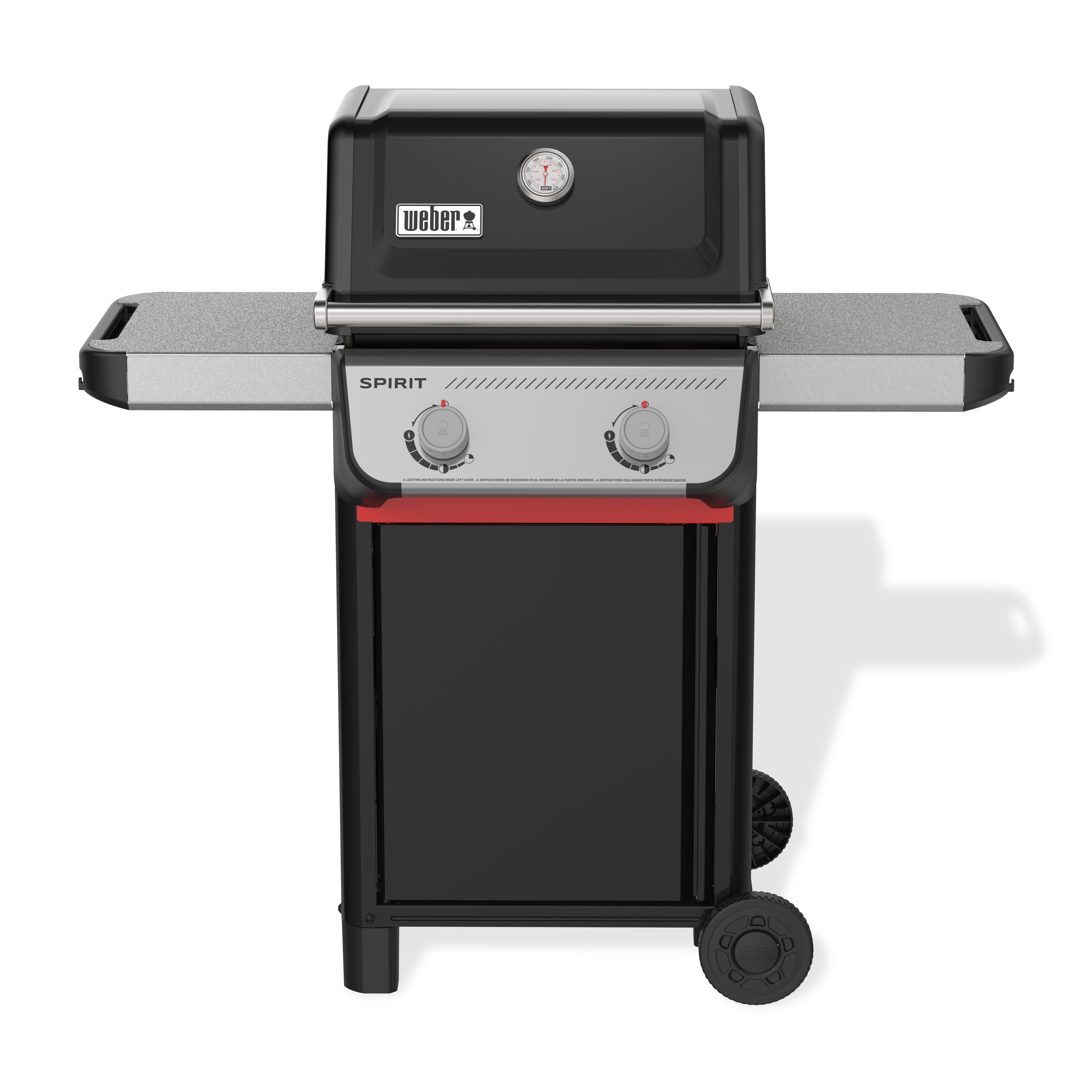 Weber 1501000 Grill, 26,600 Btu/hr BTU, Liquid Propane, 2-Burner, 360 sq-in Primary Cooking Surface, Black